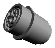 AMP - TE CONNECTIVITY 213894-2 Circular Connector, Standard Circular Connector, CPC Series 6, Cable Mount Receptacle