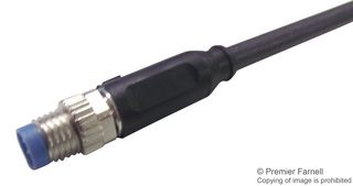 TE CONNECTIVITY 2273006-1 Sensor Cable, M8 Plug, Free End, 4 Positions, 1.5 m, 4.92 ft