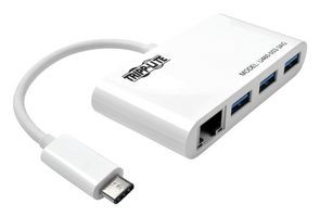 EATON TRIPP LITE U460-003-3AG USB HUB W/LAN, 4-PORT, BUS POWERED