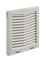 NVENT HOFFMAN HG1000404 Vent, Plastic, Gray, Hoffman HF10 Series Side-Mount Fresh Air Enclosure Cooling Filter Fans