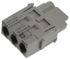 HARTING 09140033103 Conector Uso Rudo, Han-Modular C Series, Módulo, 3 Contactos, Receptáculo eléctrico