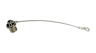 HARTING 21010000038 Dust Cap / Cover, w/Cable Clip, Blinding Cap, Harting M12 Circular Connectors, Metal Body