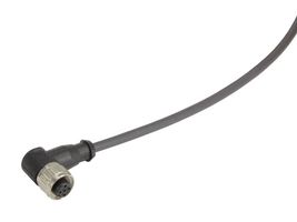 HARTING 21348700491030 Sensor Cable, A Code, Black, Free End, 4 Positions, 3 m, 9.8 ft