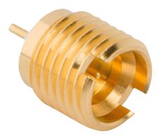 AMPHENOL RF SMP-MSFD-CSB RF / Coaxial Connector, SMP Coaxial, Straight Bulkhead Jack, Solder, 50 ohm, Brass