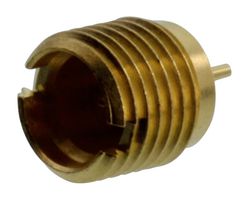 AMPHENOL RF SMP-MSSB-CSB RF / Coaxial Connector, SMP Coaxial, Straight Bulkhead Jack, Solder, 50 ohm, Brass