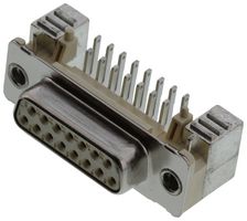 MOLEX 173109-1924 D Sub Connector, Standard, Receptacle, 173109 Series, 15 Contacts, DA, Solder