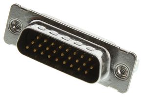 MOLEX 173113-0235 D Sub Connector, 26 Contacts, Plug, Solder, DA, 173113 Series, Steel Body