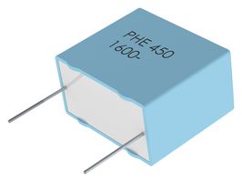 KEMET PHE450MB6100JR06 General Purpose Film Capacitor, Double Metallized PP, Radial Box - 2 Pin, 0.1 µF, ± 5%, 400 V