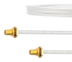 FAIRVIEW MICROWAVE FMCA2096-24 SMA FEMALE BULKHEAD TO SMA FEMALE BULKHEAD CABLE FM-SR141TB COAX IN 24 INCH
