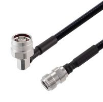 FAIRVIEW MICROWAVE FMCA2258-36 LOW PIM RA N MALE TO N FEMALE CABLE 1-4 INCH SUPERFLEXIBLE COAX IN 36 INCH