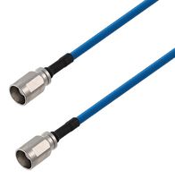 FAIRVIEW MICROWAVE FMCA2353-12 NEX10 MALE TO NEX10 MALE LOW PIM CABLE 12 INCH LENGTH USING TFT-402-LF COAX USING TIMES MICROWAVE COMPONENTS