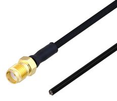 FAIRVIEW MICROWAVE FMCA2401-12 TEST PROBE SMA FEMALE TO STRAIGHT CUT LEAD CABLE FM-SR086TBJ COAX IN 12 INCH