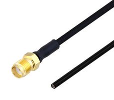 FAIRVIEW MICROWAVE FMCA2401-6 TEST PROBE SMA FEMALE TO STRAIGHT CUT LEAD CABLE FM-SR086TBJ COAX IN 6 INCH