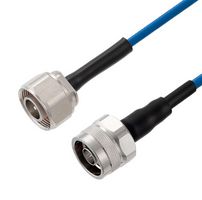 FAIRVIEW MICROWAVE FMCA2478-150CM LOW PIM 4.1-9.5 MINI DIN MALE TO N MALE CABLE TFT-402-LF COAX IN 150 CM USING TIMES MICROWAVE COMPONENTS