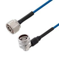 FAIRVIEW MICROWAVE FMCA2479-36 LOW PIM 4.1-9.5 MINI DIN MALE TO RA N MALE CABLE TFT-402-LF COAX IN 36 INCH USING TIMES MICROWAVE COMPONENTS