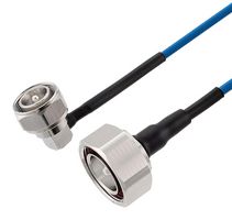 FAIRVIEW MICROWAVE FMCA2490-24 LOW PIM RA 4.3-10 MALE TO 7-16 DIN MALE CABLE TFT-402-LF COAX IN 24 INCH USING TIMES MICROWAVE COMPONENTS