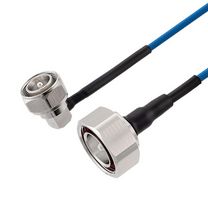 FAIRVIEW MICROWAVE FMCA2490-48 LOW PIM RA 4.3-10 MALE TO 7-16 DIN MALE CABLE TFT-402-LF COAX IN 48 INCH USING TIMES MICROWAVE COMPONENTS