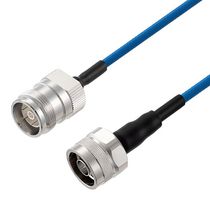 FAIRVIEW MICROWAVE FMCA2492-12 LOW PIM 4.3-10 FEMALE TO N MALE CABLE TFT-402-LF COAX IN 12 INCH USING TIMES MICROWAVE COMPONENTS