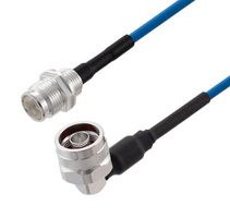 FAIRVIEW MICROWAVE FMCA2531-100CM LOW PIM 2.2-5 FEMALE TO RA N MALE CABLE TFT-402-LF COAX IN 100 CM USING TIMES MICROWAVE COMPONENTS