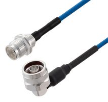 FAIRVIEW MICROWAVE FMCA2531-24 LOW PIM 2.2-5 FEMALE TO RA N MALE CABLE TFT-402-LF COAX IN 24 INCH USING TIMES MICROWAVE COMPONENTS