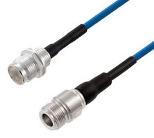 FAIRVIEW MICROWAVE FMCA2532-12 LOW PIM 2.2-5 FEMALE TO N FEMALE CABLE TFT-402-LF COAX IN 12 INCH USING TIMES MICROWAVE COMPONENTS