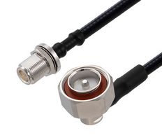 FAIRVIEW MICROWAVE FMCA2544-48 FIRE RATED LOW PIM RA 7-16 DIN MALE TO N FEMALE BULKHEAD CABLE SPF-250 COAX USING TIMES MICROWAVE PARTS