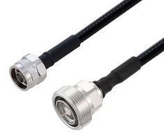 FAIRVIEW MICROWAVE FMCA2545-24 RF / Coaxial Cable Assembly, 24 ", 610 mm, SPF-250, 7/16 DIN Jack, N Type Plug, 50 ohm