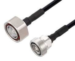 FAIRVIEW MICROWAVE FMCA2549-12 Cable RF / Coaxial ensamblado, 12 ", 305 mm, SPF-250, 7/16 DIN Macho, 7/16 DIN Hembra, 50 ohm