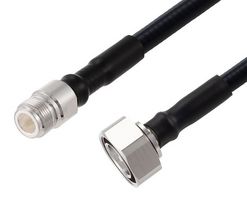 FAIRVIEW MICROWAVE FMCA2552-12 RF / Coaxial Cable Assembly, 12 ", 305 mm, SPF-375, 7/16 DIN Plug, N Type Jack, 50 ohm