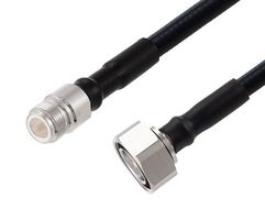 FAIRVIEW MICROWAVE FMCA2552-50CM FIRE RATED LOW PIM 7-16 DIN MALE TO N FEMALE CABLE SPF-375 COAX USING TIMES MICROWAVE PARTS