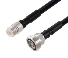 FAIRVIEW MICROWAVE FMCA2554-60 FIRE RATED LOW PIM 7/16 DIN FEMALE TO N FEMALE CABLE SPF-375 COAX USING TIMES MICROWAVE PARTS