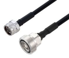 FAIRVIEW MICROWAVE FMCA2561-150CM OUTDOOR RATED LOW PIM 7/16 DIN FEMALE TO N MALE CABLE SPO-250 COAX USING TIMES MICROWAVE PARTS