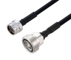FAIRVIEW MICROWAVE FMCA2561-50CM OUTDOOR RATED LOW PIM 7/16 DIN FEMALE TO N MALE CABLE SPO-250 COAX USING TIMES MICROWAVE PARTS