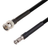 FAIRVIEW MICROWAVE FMCA2602/BK-120 RF / Coaxial Cable Assembly, 120 ", 3.05 m, Belden 4694R, BNC Plug, HD BNC Plug, 75 ohm