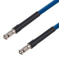 FAIRVIEW MICROWAVE FMCA2603/BL-12 RF / Coaxial Cable Assembly, 12 ", 305 mm, Belden 4694R, BNC Plug, 1.0 / 2.3 Plug, 75 ohm
