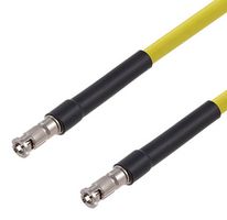 FAIRVIEW MICROWAVE FMCA2604/YW-12 RF / Coaxial Cable Assembly, 12 ", 305 mm, Belden 4694R, HD BNC Plug, HD BNC Plug, 75 ohm