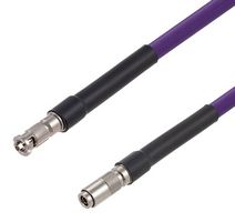 FAIRVIEW MICROWAVE FMCA2605/VL-12 RF / Coaxial Cable Assembly, 12 ", 305 mm, Belden 4694R, HD BNC Plug, 1.0 / 2.3 Plug, 75 ohm