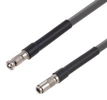 FAIRVIEW MICROWAVE FMCA2677/GY-120 RF / Coaxial Cable Assembly, 120 ", 3.05 m, Belden 1694A, HD BNC Plug, 1.0 / 2.3 Plug, 75 ohm
