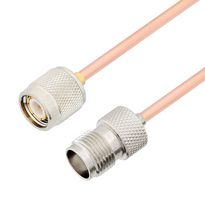 FAIRVIEW MICROWAVE FMCA2792-48 TNC MALE TO TNC FEMALE CABLE RG402 TYPE .141 COAX IN 48 INCH
