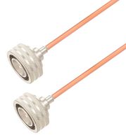 FAIRVIEW MICROWAVE FMCA2800-12 RF / Coaxial Cable Assembly, Push-On, 12 ", 305 mm, FM-SR141CU-STR, RG402, 4.3/10 Plug, 4.3/10 Plug