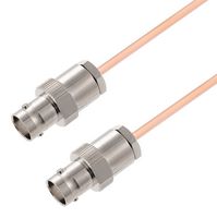 FAIRVIEW MICROWAVE FMCA2806-24 Cable RF / Coaxial ensamblado, 24 ", 610 mm, FM-SR141CU-STR, RG402, Conector BNC, Conector BNC