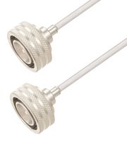 FAIRVIEW MICROWAVE FMCA2845-12 RF / Coaxial Cable Assembly, Push-On, 12 ", 305 mm, FM-SR141ALTN-STR, RG402, 4.3/10 Plug