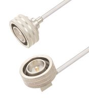 FAIRVIEW MICROWAVE FMCA2846-48 PUSH-ON 4.3-10 MALE TO RA PUSH-ON 4.3-10 MALE CABLE TINNED ALUMINUM RG402 TYPE .141 COAX IN 48 INCH
