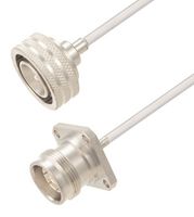 FAIRVIEW MICROWAVE FMCA2847-12 RF / Coaxial Cable Assembly, Push-On, 12 ", 305 mm, FM-SR141ALTN-STR, RG402, 4.3/10 Plug