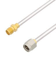 FAIRVIEW MICROWAVE FMCA2862-50CM SMA MALE TO SMA FEMALE CABLE TINNED ALUMINUM RG402 TYPE .141 COAX IN 50 CM