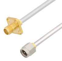 FAIRVIEW MICROWAVE FMCA2863-12 RF / Coaxial Cable Assembly, 12 ", 305 mm, FM-SR141ALTN-STR, RG402, SMA Jack, SMA Plug, 50 ohm