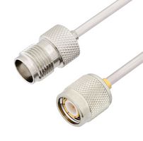 FAIRVIEW MICROWAVE FMCA2881-100CM TNC MALE TO TNC FEMALE CABLE TINNED COPPER RG402 TYPE .141 COAX IN 100 CM