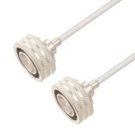 FAIRVIEW MICROWAVE FMCA2889-48 PUSH-ON 4.3-10 MALE TO PUSH-ON 4.3-10 MALE CABLE TINNED COPPER RG402 TYPE .141 COAX IN 48 INCH