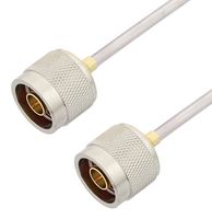 FAIRVIEW MICROWAVE FMCA2896-24 RF / Coaxial Cable Assembly, 24 ", 610 mm, FM-SR141CUTN-STR, RG402, N Type Plug, N Type Plug