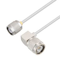 FAIRVIEW MICROWAVE FMCA2978-50CM TNC MALE TO RA TNC MALE CABLE TINNED ALUMINUM RG405 TYPE .086 COAX IN 50 CM